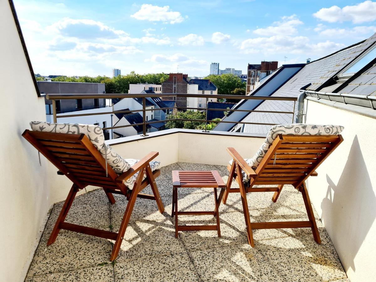 Chambre Avec Terrasse Privative Rennes Exteriör bild